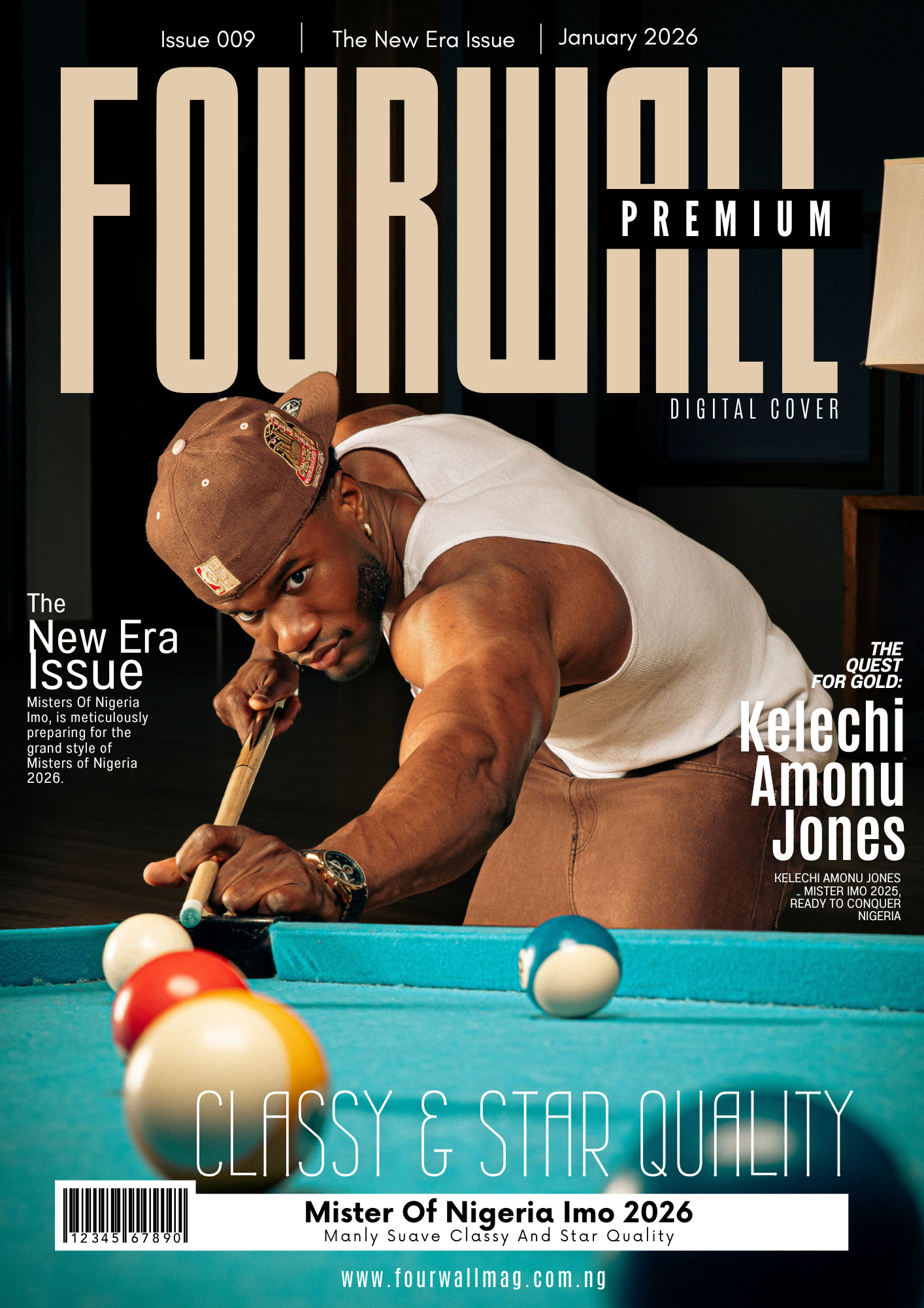 Kelechi Amonu Jones Graces Fourwall Premium January 2026 Issue