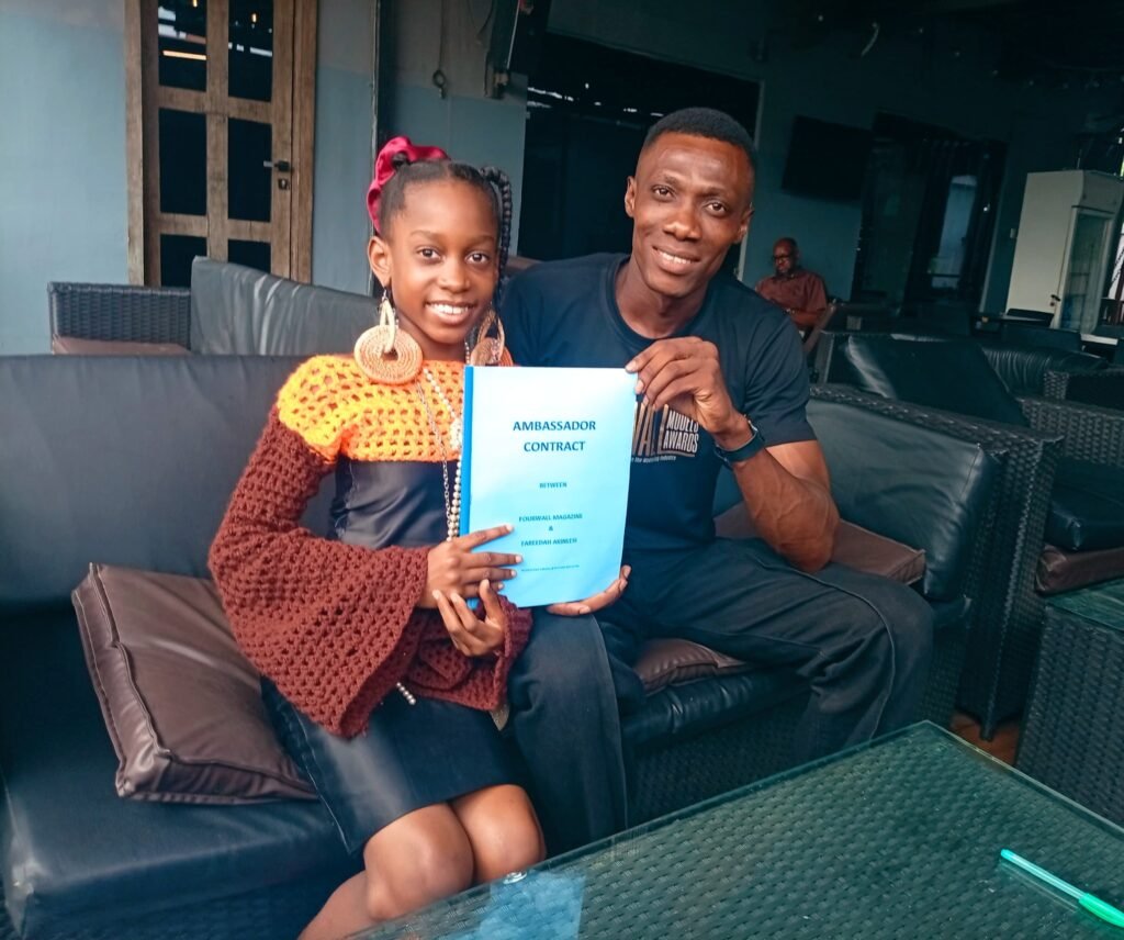 Fourwall Magazine Unveils Fareedah Akinlesi as Official Kid Ambassador for Fourwall Models Awards 2026 1776686571082 - Fourwall Magazine