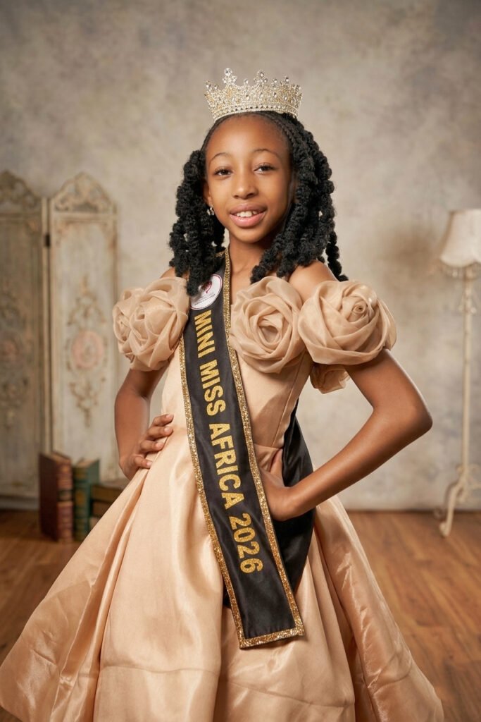 The New Face Of Africa: Janine Nneoma Obasi Crowned Mini Miss Africa 2026, Taking Nigerian Excellence Global. 1776695149314 - Fourwall Magazine