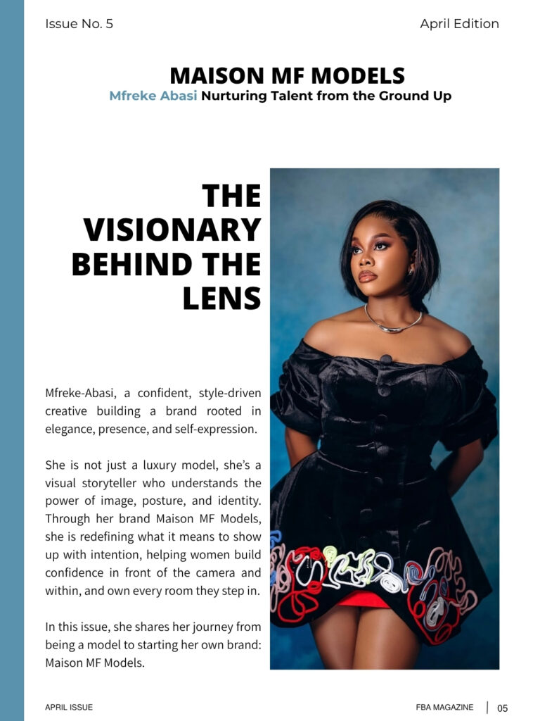 Mfreke-Abasi Graces the Cover of Fourwall Business Africa Issue 5 5 - Fourwall Magazine